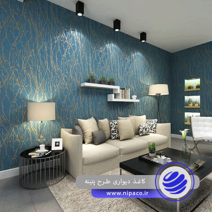 کاغذ دیواری طرح پتینه 