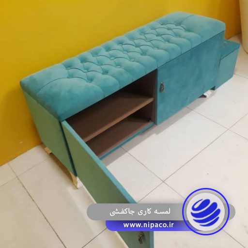 چگونه لمسه کاری بر روی جاکفشی انجام می شود؟