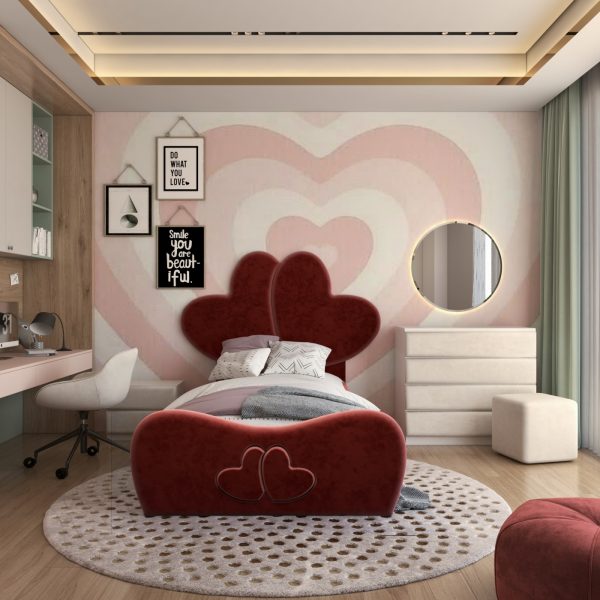 سرویس خواب نوجوان مدل قلب